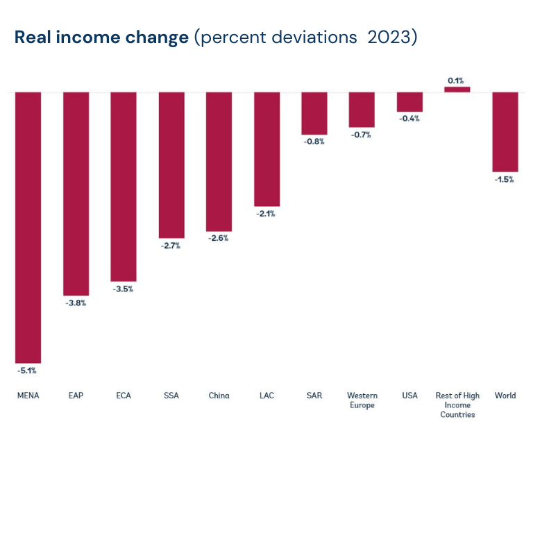 Reshoring risks denting global incomes
