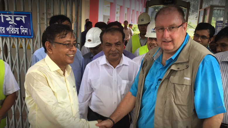 Hart Schafer Visiting Ghorashal Power Plant, Bangladesh