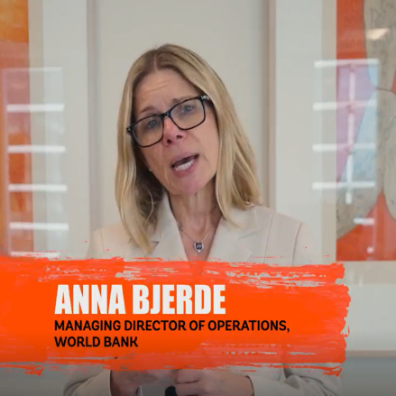 Anna Bjerde, Managing Director of Operations, World Bank