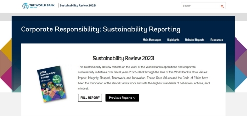 Sustainability Website Preview