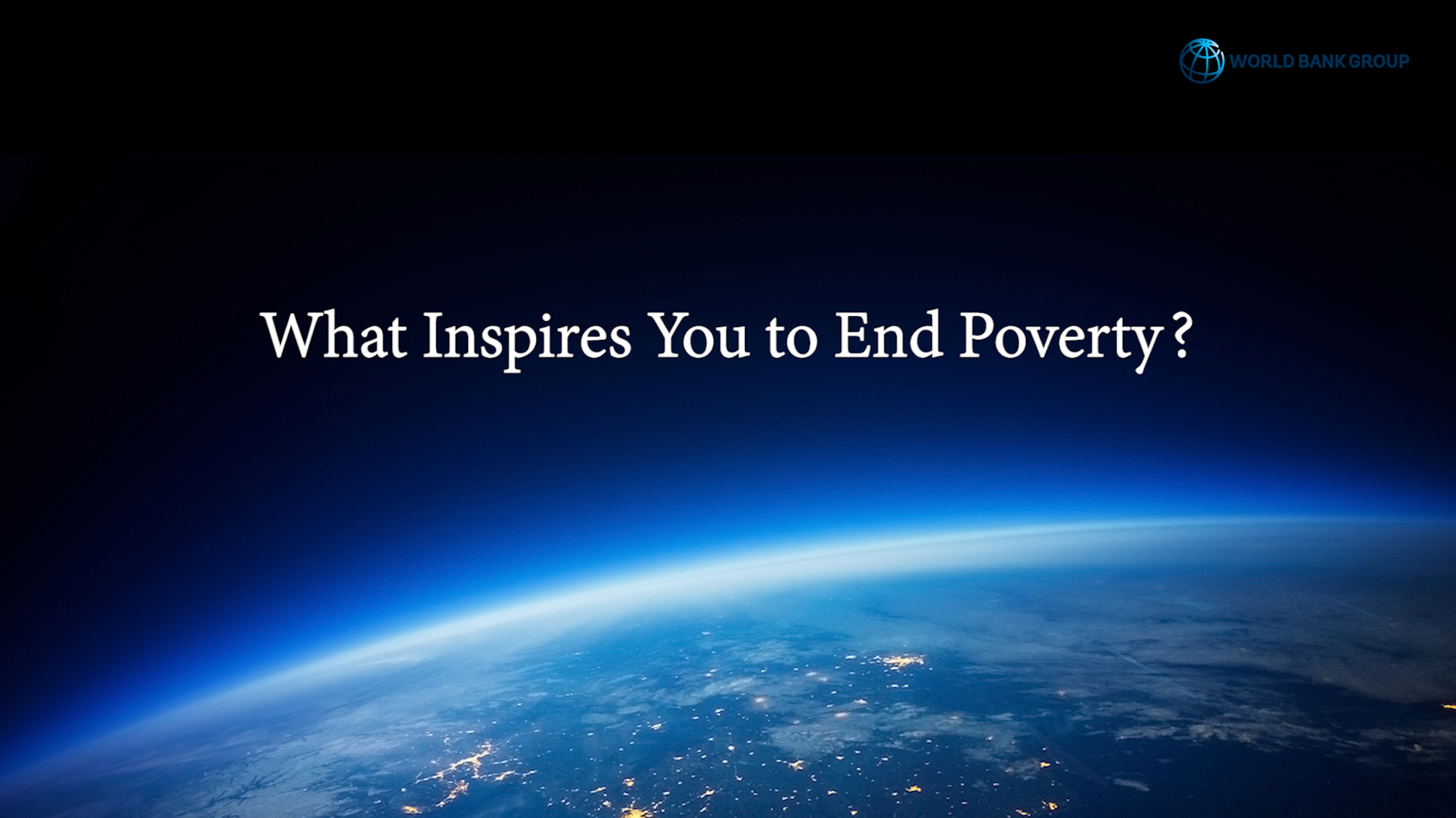 What inspires you to end poverty