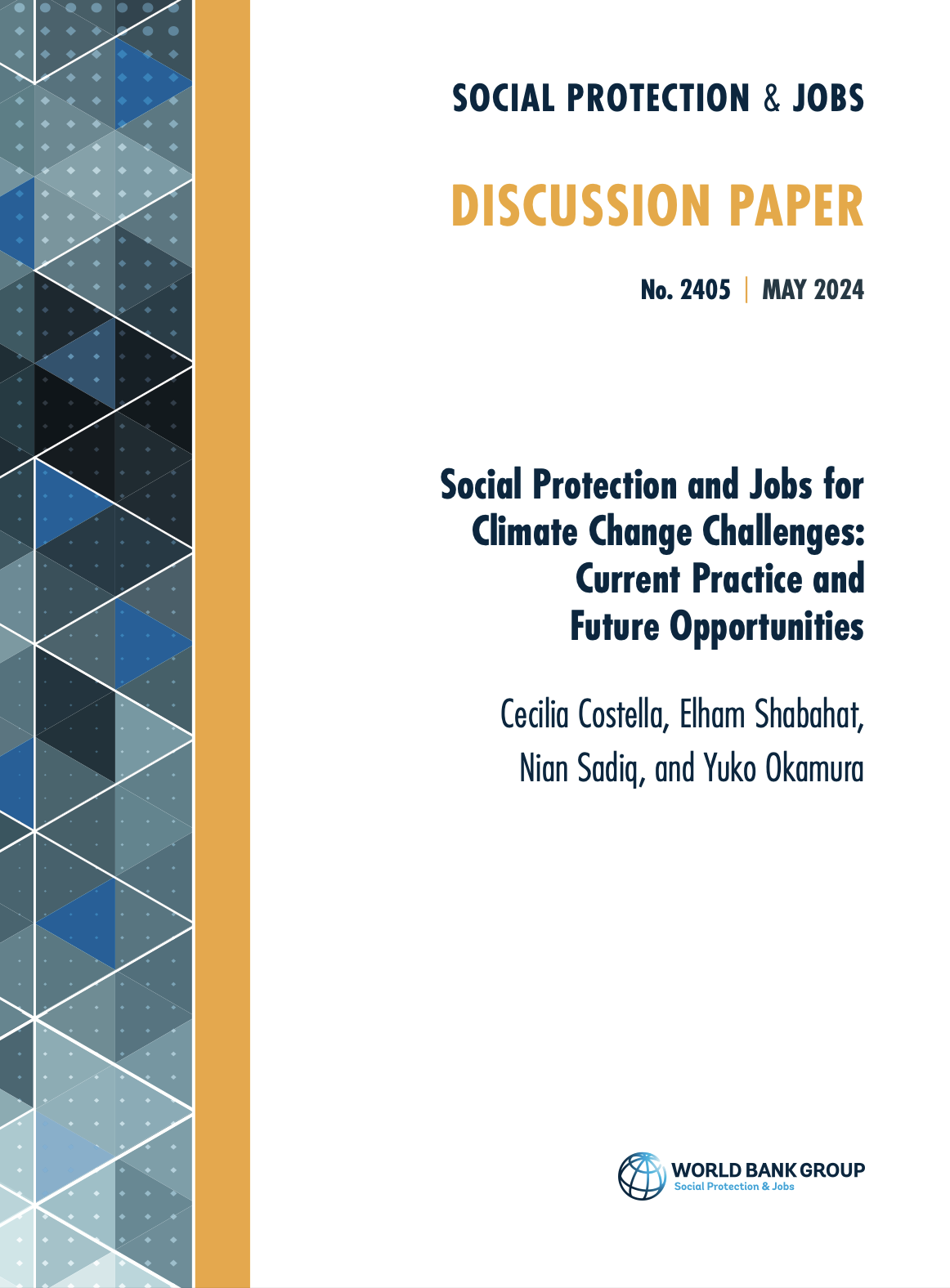 SPJ Discussion Paper - Social Protection and Jobs for Climate Change Challenges: Current Practice and Future Opportunities