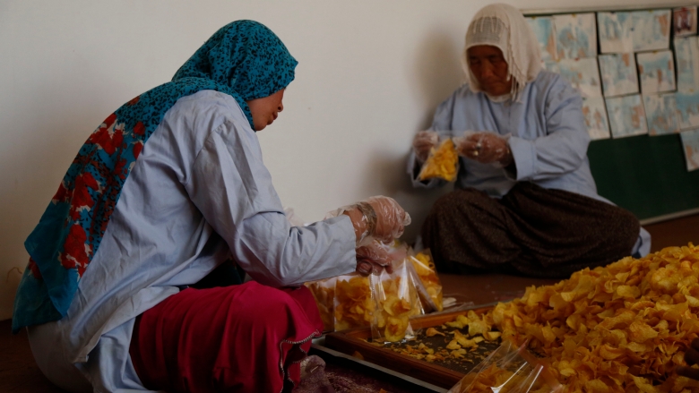 Women S First Potato Chips Enterprise Tastes Success In Bamyan Province