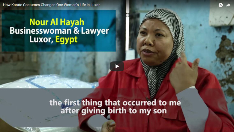 How Karate Costumes Changed One Woman’s Life in Luxor 