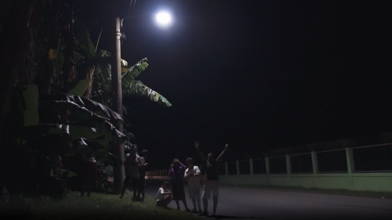 Lighting up Micronesia: street lights improve safety in Chuuk 