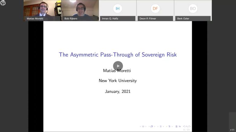 The Asymmetric Pass-Through of Sovereign Risk