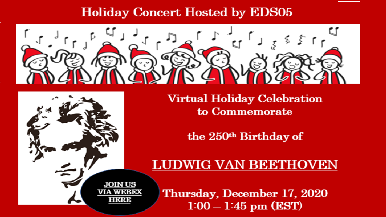 Virtual Holiday Celebration to Commemorate the 250th Birthday of Ludwig Van Beethoven