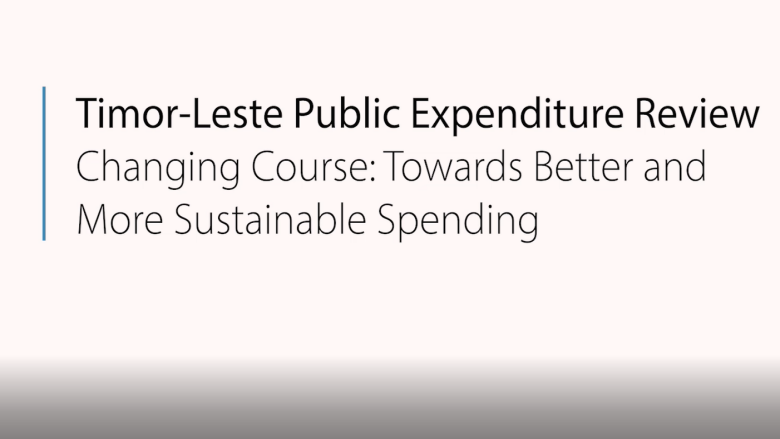 Timor-Leste - Public Expenditure Review