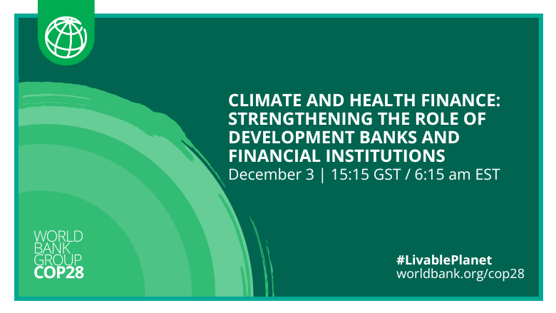 Climate And Health Finance: Strengthening The Role Of Development Banks ...