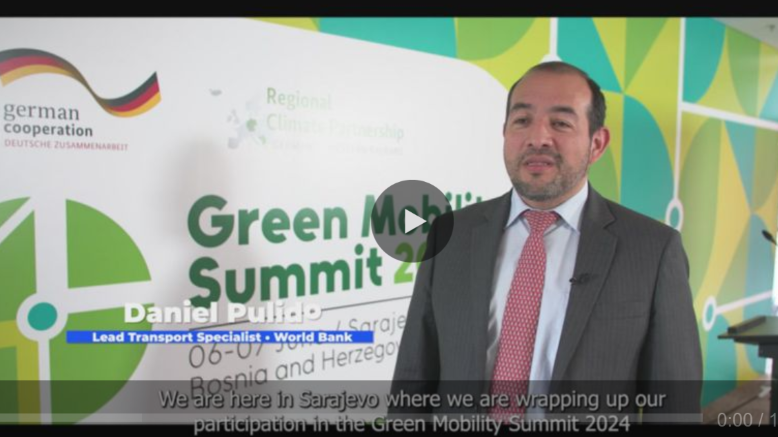 Daniel Pulido: Greening the Transport in the Western Balkans