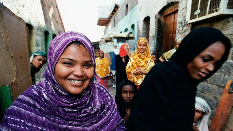 Picture of a young vendor in Yemen 